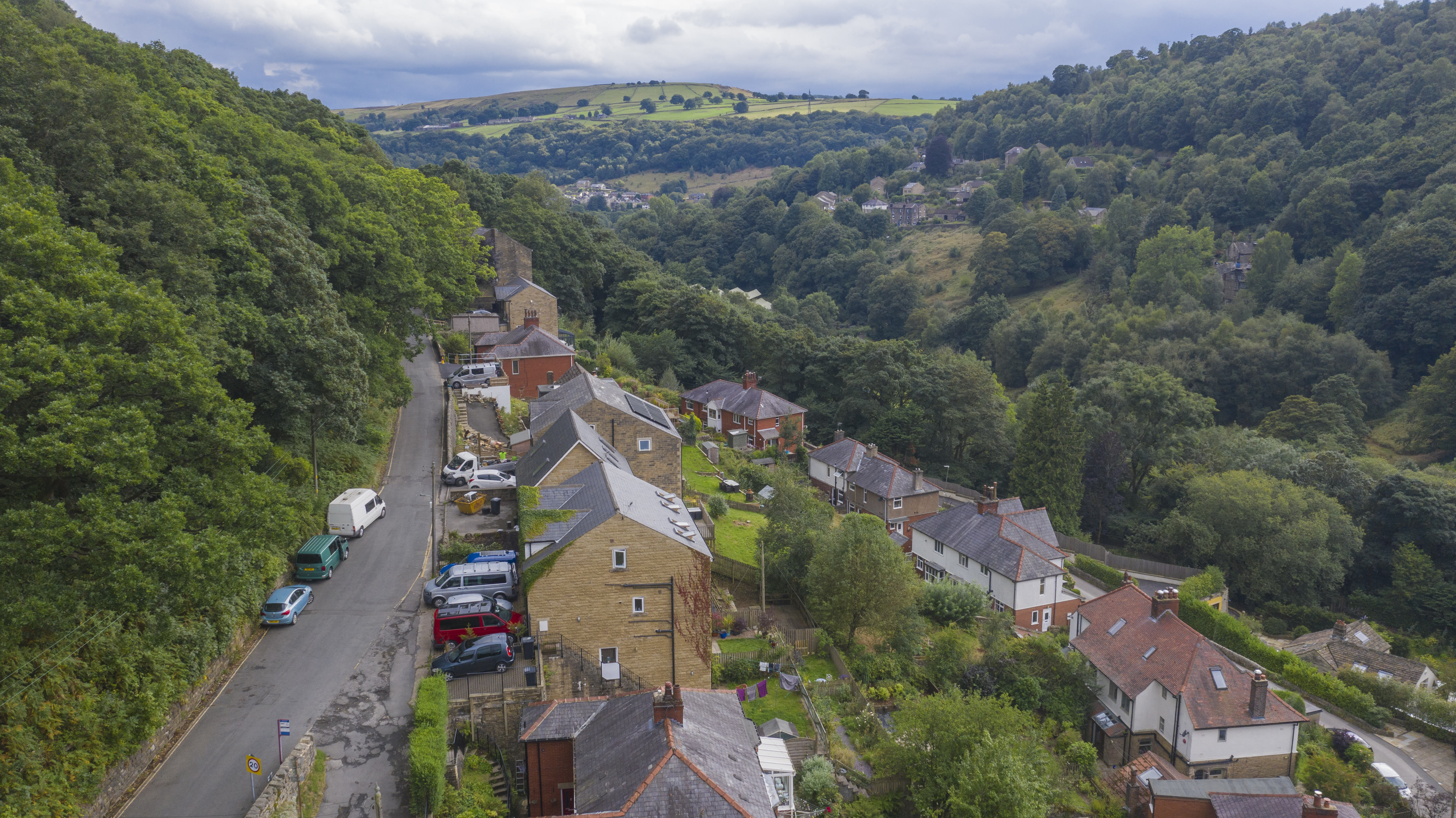 Aerial estate photography